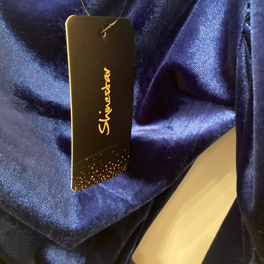 Velour Blue Top - Picture 6 of 8